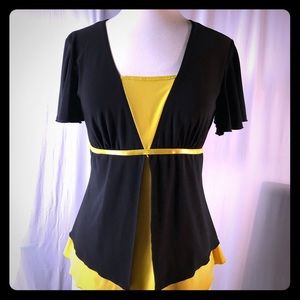 Black & Gold blouse